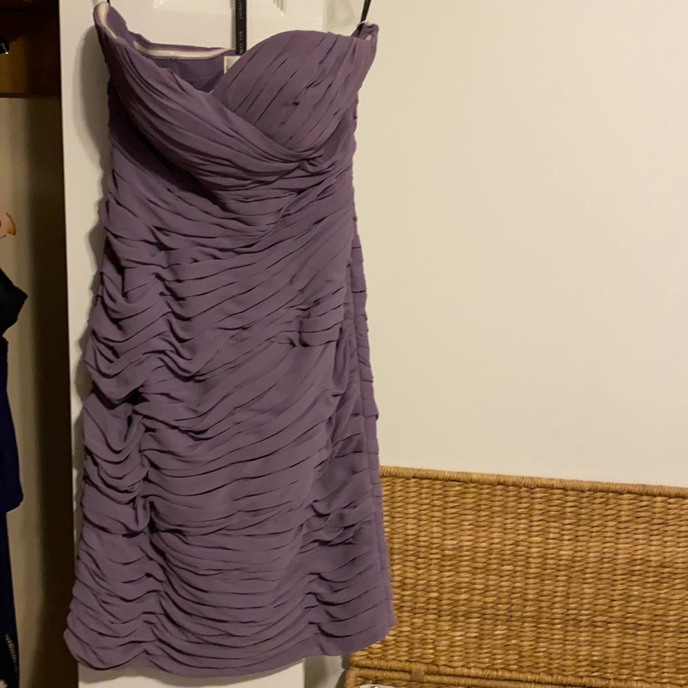 Purple cocktail dress